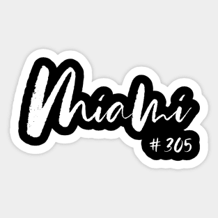 Miami (305) Sticker